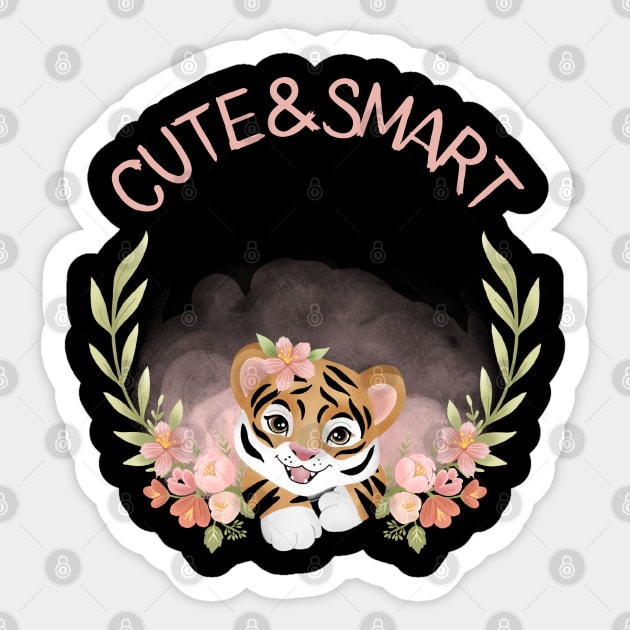 Cute and Smart Cookie Sticker by BoogieCreates